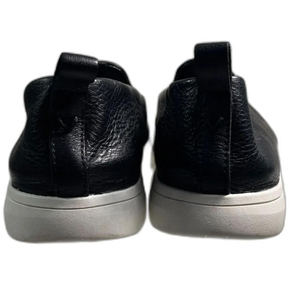 Vionic Women's Uptown Willa Leather Packable Loafers Black SZ 8-1/2W